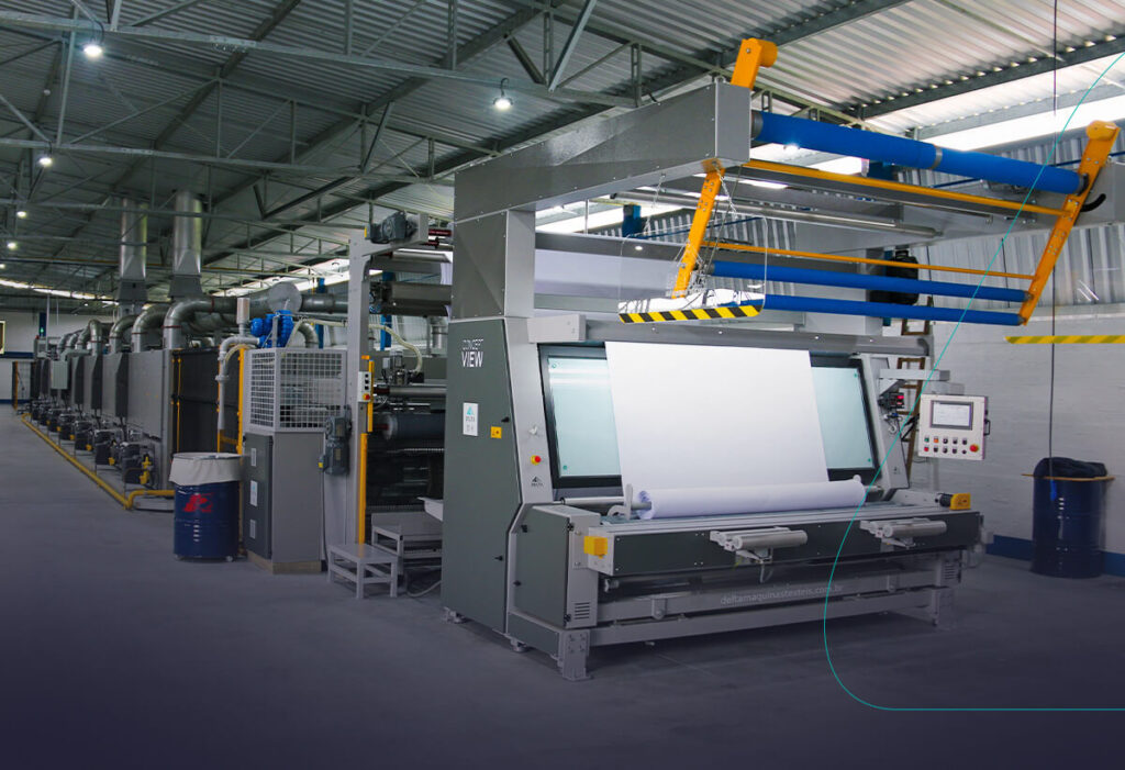 What are the stages of the textile production chain?